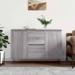 Puhvetkapp, hall sonoma tamm, 101,5 x 35 x 70 cm, tehispuit
