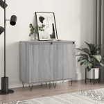 Puhvetkapid 2 tk, hall sonoma tamm, 40 x 35 x 70 cm, tehispuit