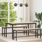 S&ouml;&ouml;gilaud neutraalne 140 x 80 x 75 cm tahke m&auml;nd