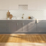 Vaip, ristk&uuml;likukujuline, naturaalne, 100 x 300 cm, bambus