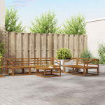 V&auml;li diivanikomplekt 6 pcs neutraalne tugev akatsiapuu