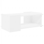 Kohvilaud valge 90 x 50 x 33 cm tehispuit