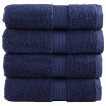 Premium-klassi pesur&auml;tikud solund 4 tk tumesinised 30 x 30 cm 600 g/m&sup2;