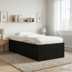 P&otilde;randvoodi raam must tamm 80 x 200 cm tehispuit