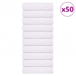 K&auml;ter&auml;tikud 50 tk, valge, 50x100 cm, 360 gsm, 100% puuvill