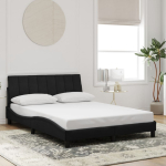 Voodiraam ilma madratsita hanko must 120x200 cm samet