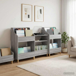 Meedia riiulite komplekt 3 tk hall sonoma 212 x 46 x 112 cm
