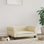 Koeravoodi, kreemjas , 70 x 45 x 30 cm, kunstnahk