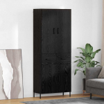 K&otilde;rgushein sahtliga must tamm 69,5 x 34 x 180 cm tehispuit