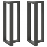 Baarilaua jalad t-kujulised 2 tk, antratsiithall, 50 x 35 x (100-101) cm, teras