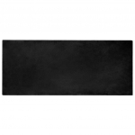 Kunstlik k&uuml;&uuml;liku karv mat olite must 80 x 200 cm pol&uuml;ester