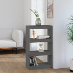 Raamaturiiul/ruumijagaja, hall 60 x 30 x 103,5 cm t&auml;ism&auml;nnipuit