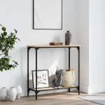 Konsoollaud sonoma tamm 75 x 30,5 x 75 cm t&ouml;&ouml;deldud puit