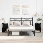 &Ouml;&ouml;lambi kapp 2 pcs must tamm 35 x 35 x 55 cm tehispuit