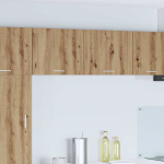 Seinakapp riga 2 pcs meisterdatud tamm ja valge 50 x 31 x 40 cm