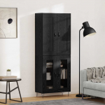 K&otilde;rgushein must tamm 69,5 x 34 x 180 cm tehispuit