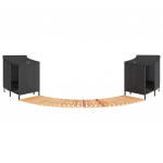 K&uuml;mblusbasseini &uuml;mbrus, must, pol&uuml;rotang ja akaatsiapuit