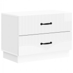 &Ouml;&ouml;lambi kapp k&otilde;rgl&auml;ikega valge 62 x 34,5 x 44,5 cm tehispuit