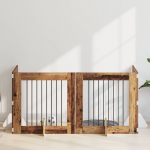 Koerav&auml;rav koos aluspuudega 4 pcs vana puit 80 x 80 cm