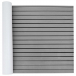 Paadi matt triibuline helehall ja must 240 x 90 cm eva