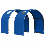 Voodi tunnel 2 pcs sinine 211 x 52,5 x 2 cm pol&uuml;ester