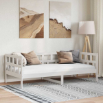 P&auml;evavoodi, valge, m&auml;nnipuit, 80 x 200 cm