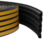 Iseliimuv aknatihedus must 9 x 6 mm 25 m epdm vaht