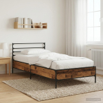 Voodi raam vana puit 80 x 200 cm tehispuit