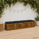4-osalised istepad vught 4 pcs 100% pol&uuml;ester tumesinine
