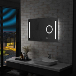 Vannitoa led-seinapeegel puutetundliku anduriga 100 x 60 cm