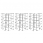 Gabioon taimelavad 3tk, 30 x 30 x 50 cm, raud