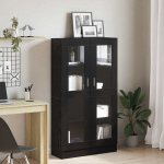 Raamaturiiul must tamm 82.5 x 30.5 x 150 cm tehispuit