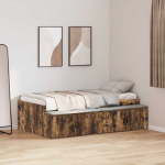 Voodi raam sahtliga suitsetatud tamm 80 x 200 cm tehispuit