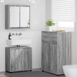 Vannitoa m&ouml;&ouml;bleset sahtliga rattaga 3 pcs hall sonoma tehispuit