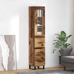 K&otilde;rgushein sahtliga vana puit 69,5 x 34 x 180 cm tehispuit