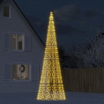 Led-j&otilde;ulupuu lipuvardal 1534 led-i soe valge 500 cm