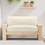 Kaubaaluse istmepadi cream 120 x 80 x 12 cm oxfordi kangas