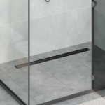 Dushi &auml;ravool 2-in-1 koos 360&deg; sifooniga must 90 cm