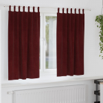 Pimendavad kardinad 2 pcs veinpunane 140 x 175 cm samet