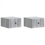 Seinale kinnitatav &ouml;&ouml;tis 2 pcs hall sonoma 33 x 34,5 x 20 cm