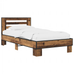 Peatsiga voodiraam vana puit 80 x 200 cm tehispuit