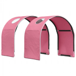 Voodi tunnel 2 pcs roosa 211 x 52,5 x 2 cm pol&uuml;ester