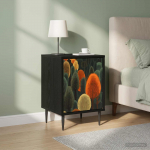&Ouml;&ouml;lambi kapp zaandam 2 tk must tamm 36 x 33 x 51 cm tehispuit