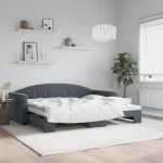 Diivanvoodi v&auml;ljat&otilde;mmatava osaga ilma madratsita, 90x200 cm