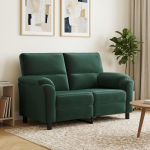 Diivan tumeroheline 154 x 85 x 93 cm samet