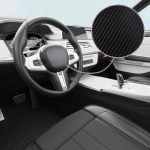 Autokile 2 tk, 4d, must, 100 x 150 cm + 50 x 150 cm