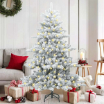 Kunstlik kokkupandav j&otilde;ulupuu koos 150 led-iga 150 cm pvc