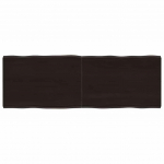 Lauaplaat, tumepruun, 120 x 40 x (2-4) cm, t&ouml;&ouml;deldud t&auml;ispuit