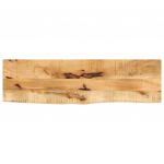 Lauaplaat, 100x20x3,8 cm, naturaalsete servadega, mangopuit