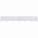 Tuulekaitse sein 6 paneelist, kangas, 800 x 160 cm liivabeež